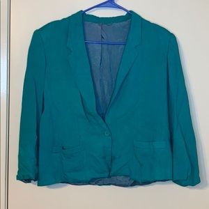 Glenwick size 12 teal blazer